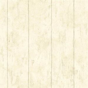 Wallpaper Reclaimed Cottage Cream Wood Plank